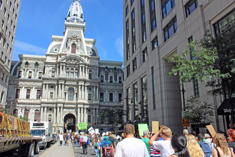 Philadelphia City Hall Climate Strike