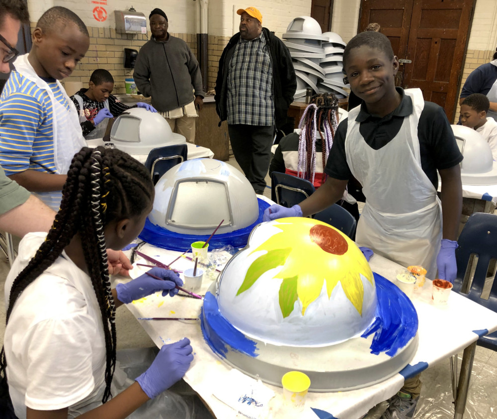 Artistic trash cans come to the community – but not without controversy.