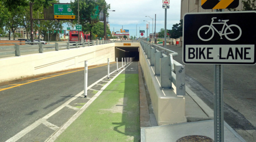 With posts gone, bikers concerned over 5th Street tunnel