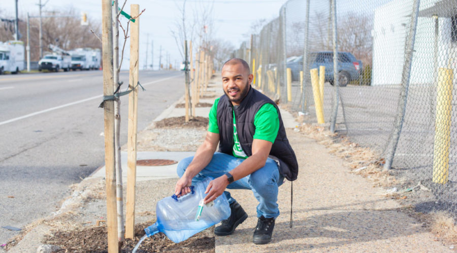 Jose Ferran Jr. has One Way to Heal Trauma: Cleaning and Greening Hunting Park