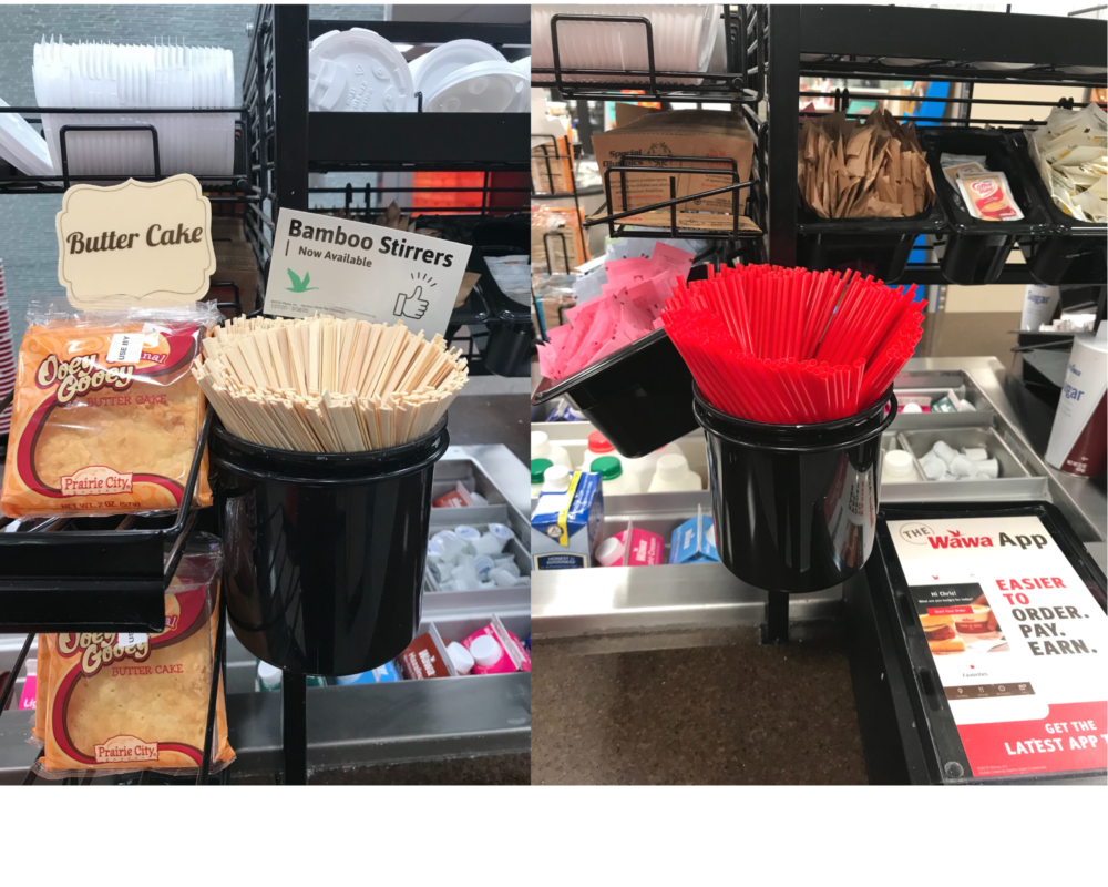 Wawa coffee stirrers go sustainable …sorta