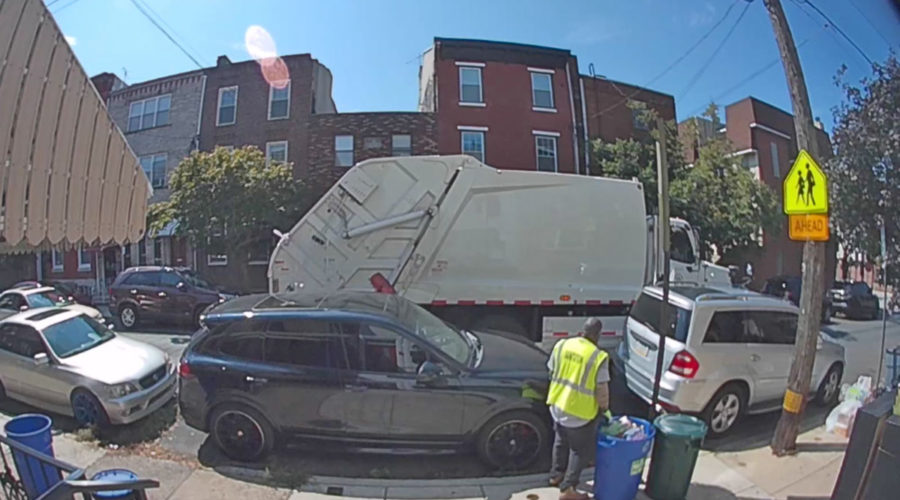 City Boasts On-time Sanitation Schedule Despite Trashing Recycling Across City