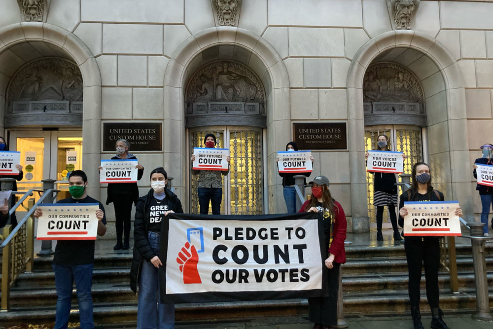 Youth Climate Activists ask Toomey to Count Every Vote