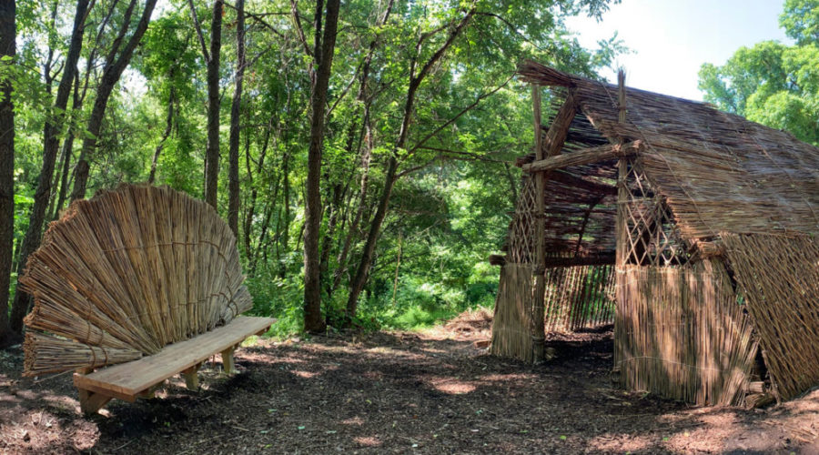 Al-Mudhif, a healing and environmental art installation, debuts at the Schuylkill Center this week.