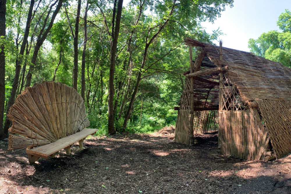 Al-Mudhif, a healing and environmental art installation, debuts at the Schuylkill Center this week.