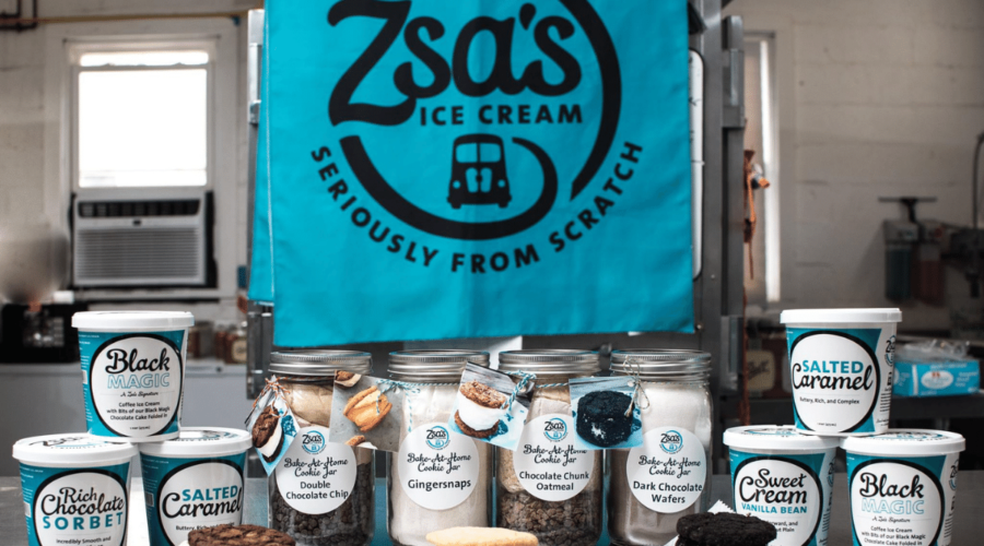 In a corporate world pushing to go big, Zsa’s Ice Cream chose to go small – and local