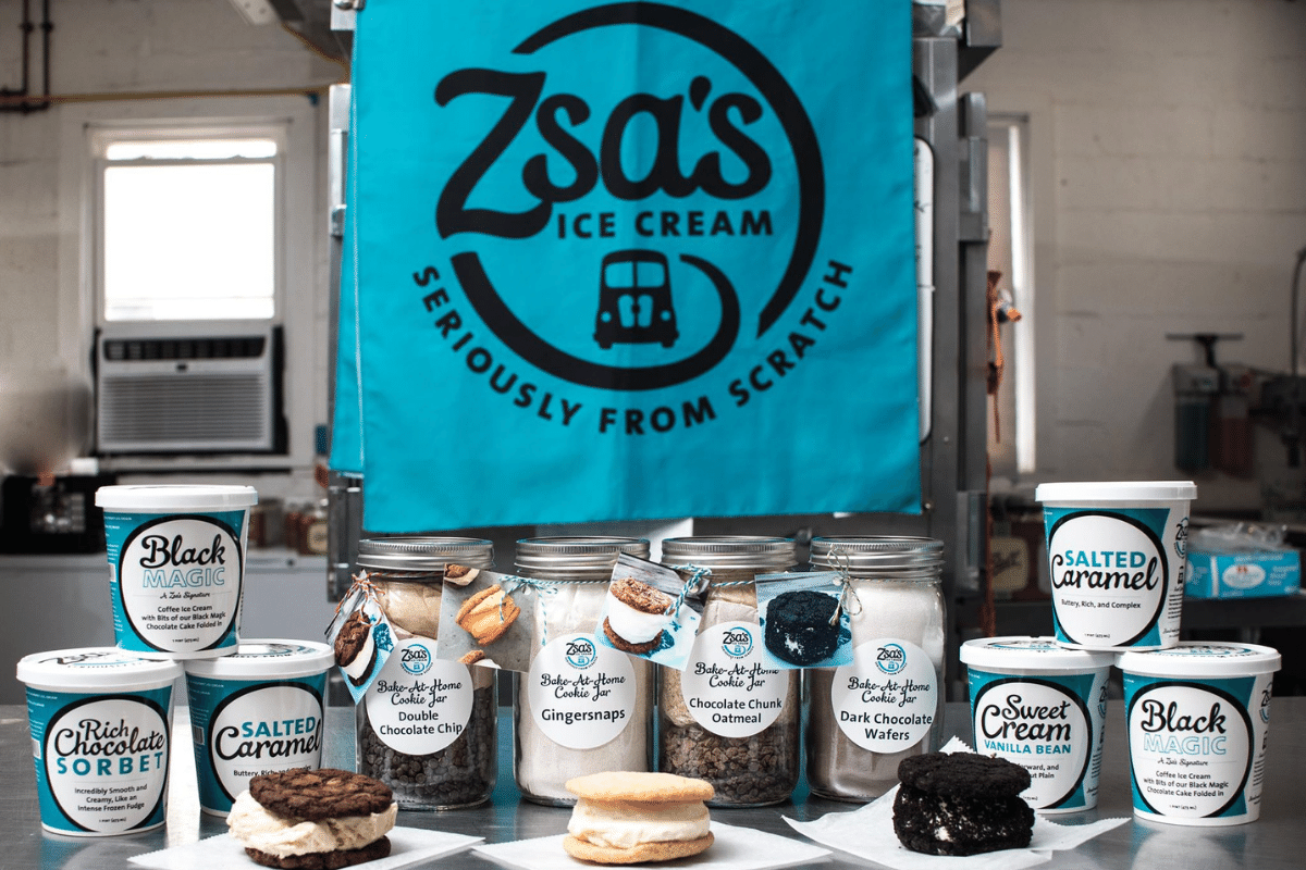 In a corporate world pushing to go big, Zsa’s Ice Cream chose to go small – and local