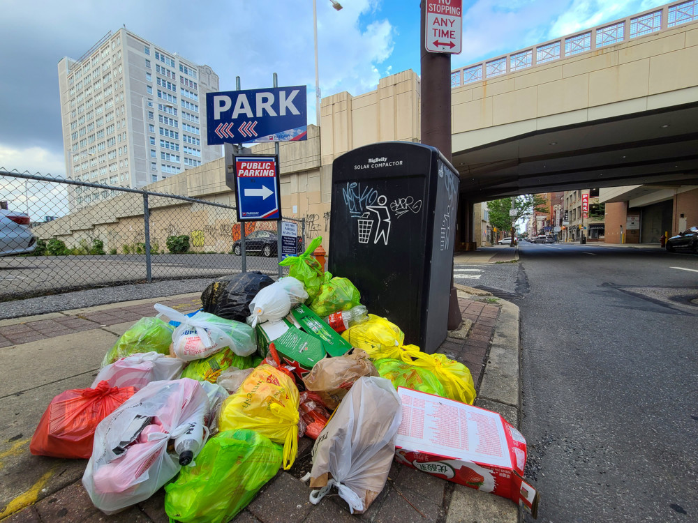 dumped trash philadelphia