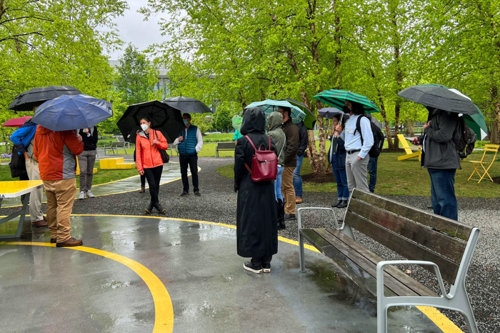 Rain didn’t damper the 12th annual Green Building Conference