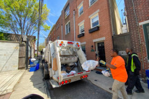 philadelphia recycling trash sanitation workers
