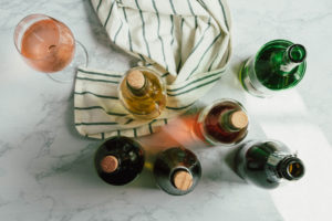 Recycle wine bottles