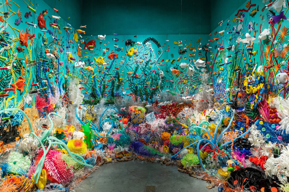 “Plastic Reef” uses art as trash to help us reconsider our plastic addiction