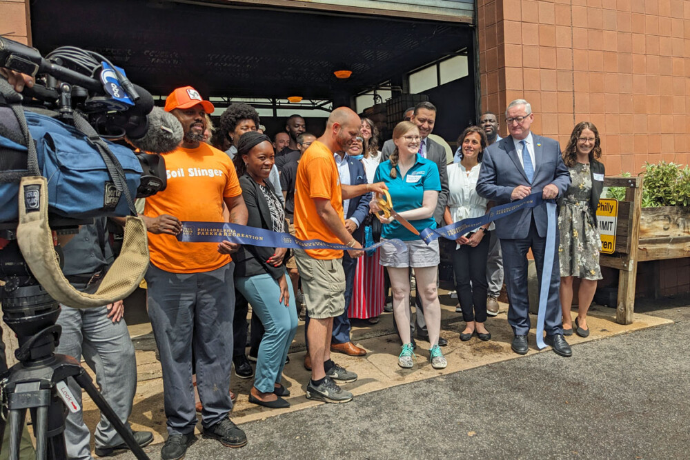 Compost facility opening
